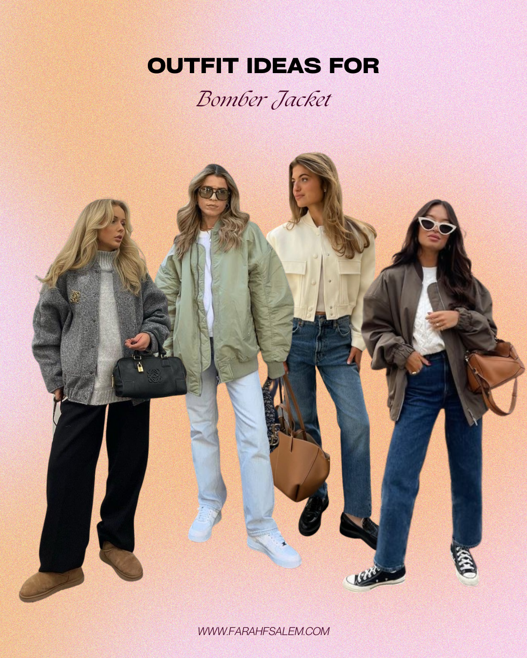 bomber jacket outfit, best fall jackets 