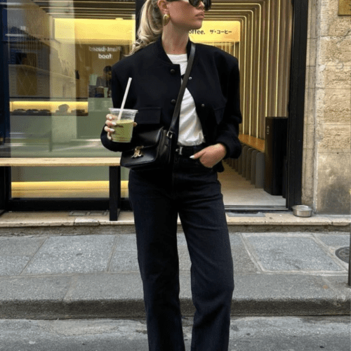 black jeans fall outfit