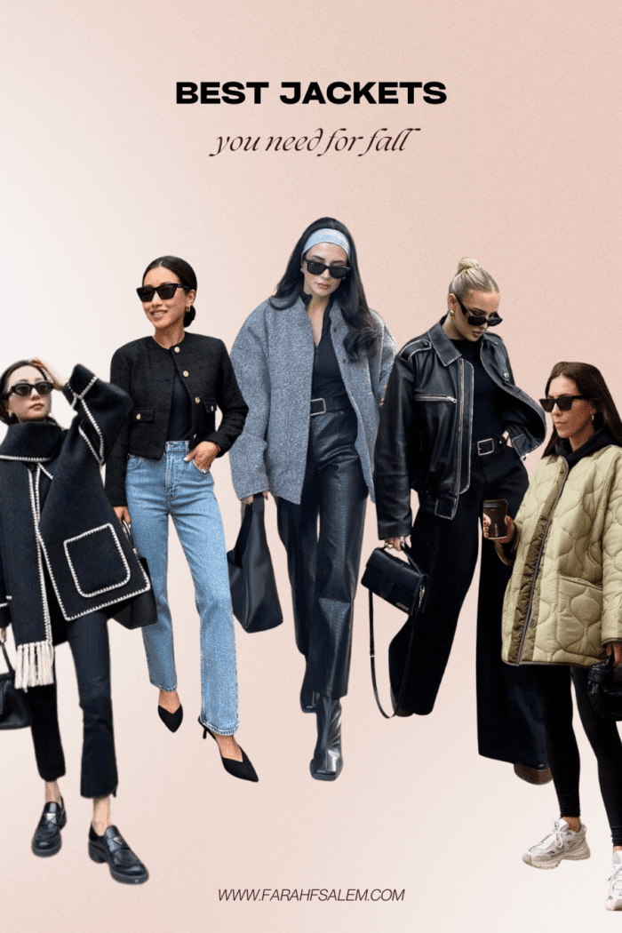 Best 5 jackets you need to shop for fall