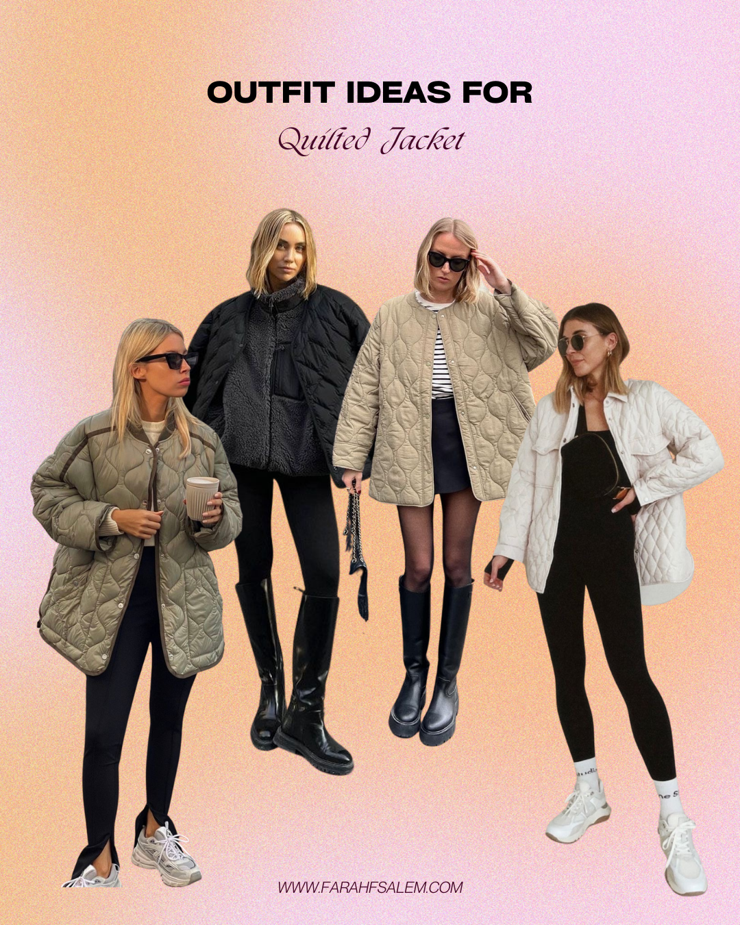 quilted jacket outfit, best fall jackets 