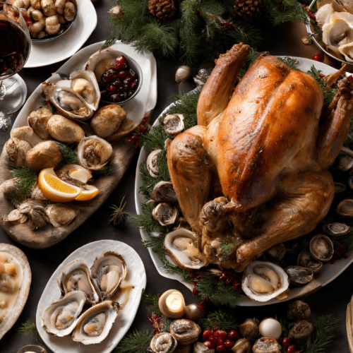 christmas food in france