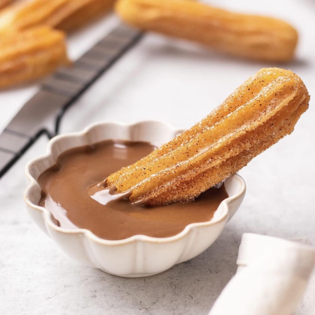 churros christmas market food france