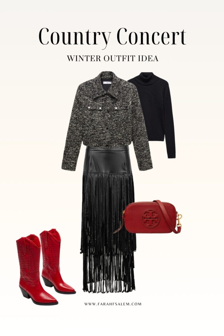 country concert outfit winter