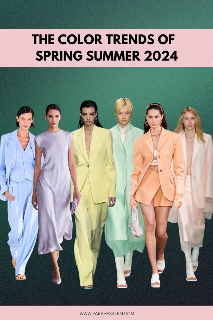 Top 10 Spring/Summer 2024 Fashion Color Trends