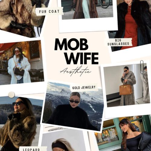 MOB WIFE AESTHETIC OUTFIT