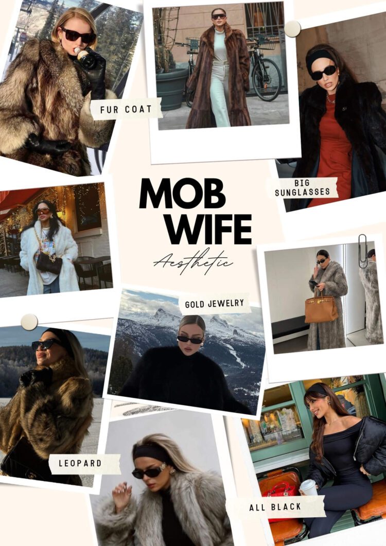 MOB WIFE AESTHETIC OUTFIT