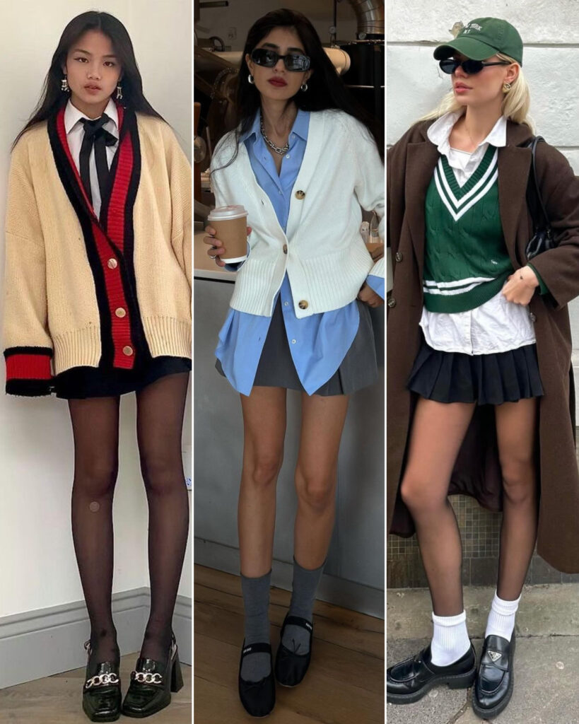 preppy aesthetic outfits
