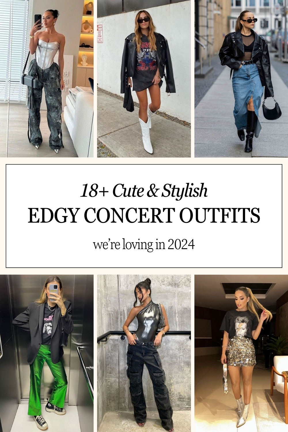 edgy concert outfits
