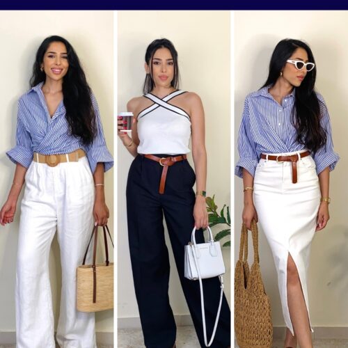 old money outfits, farah salem, old money summer outfits