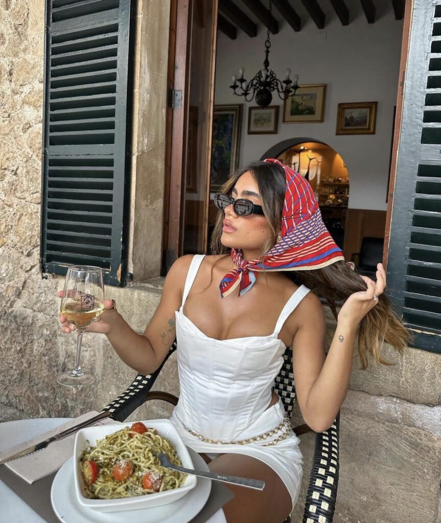 summer fashion trends, silk scarf