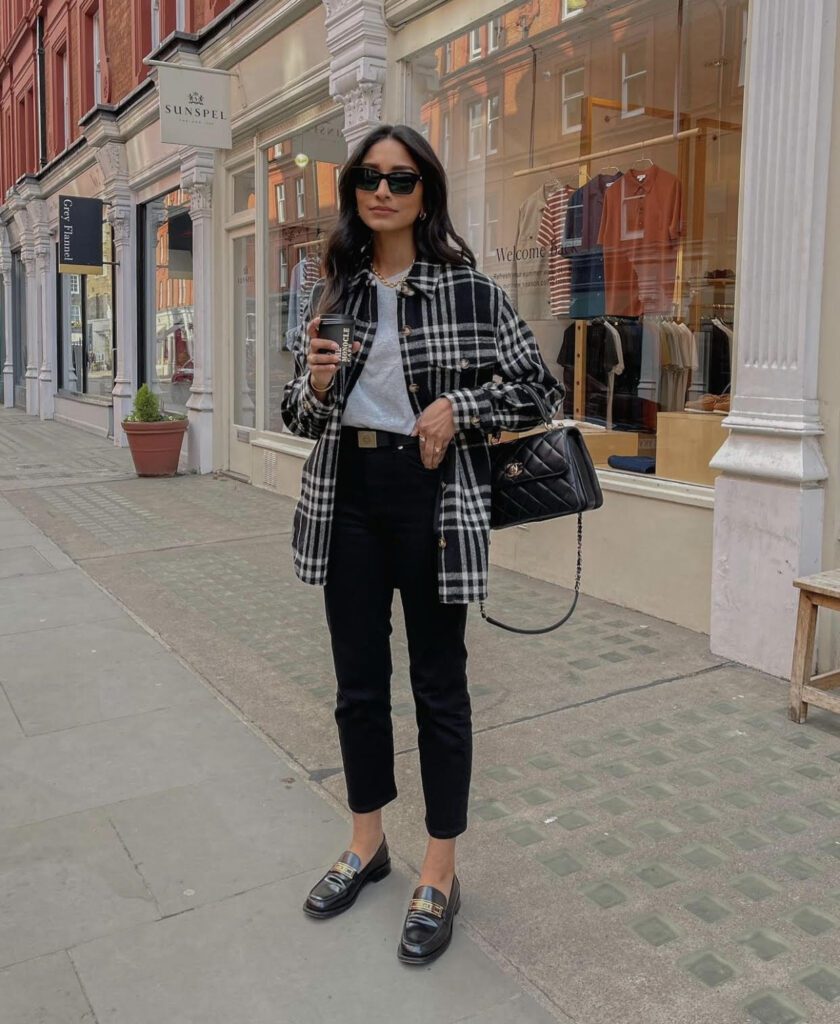 transitional outfits summer to fall, shacket