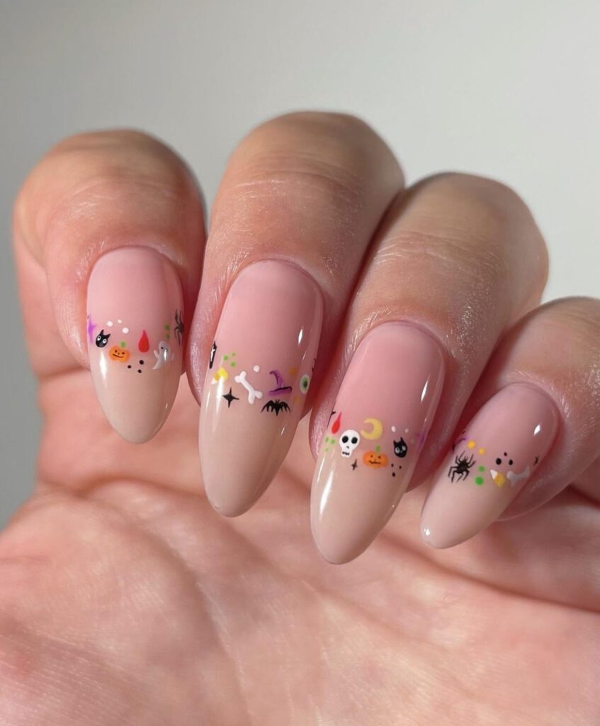 spooky nail designs