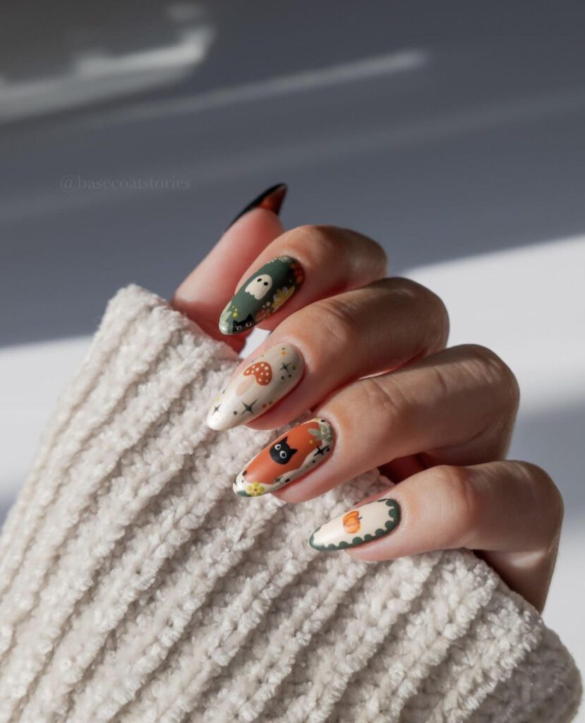 spooky nails