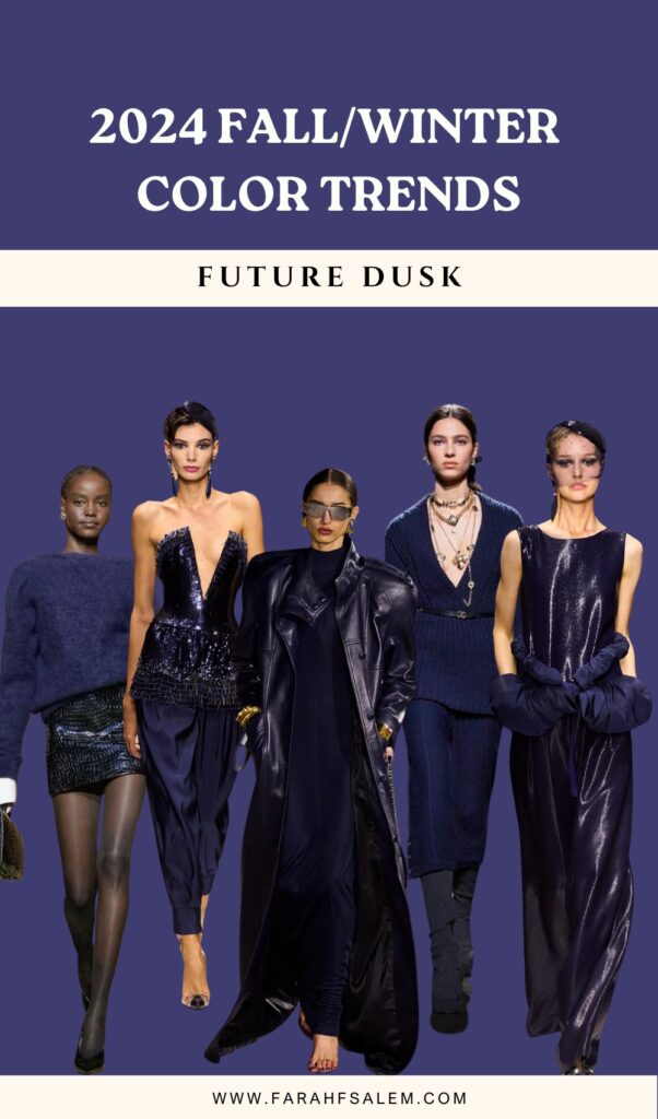 fall winter 2024 2025 color trends, future dusk