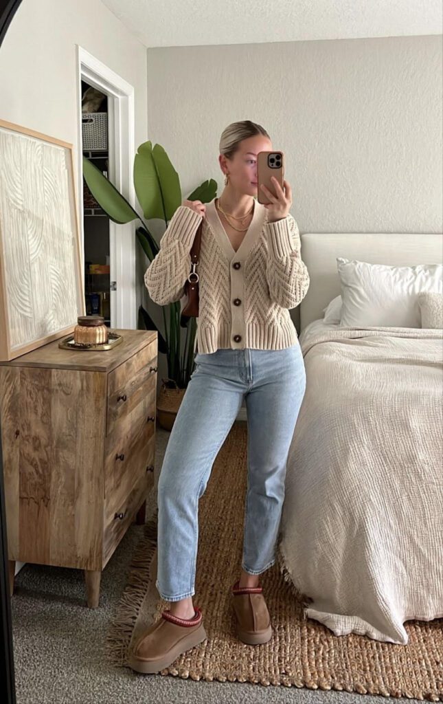 ugg tazz slippers outfit