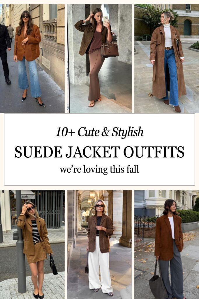 suede jacket outfit