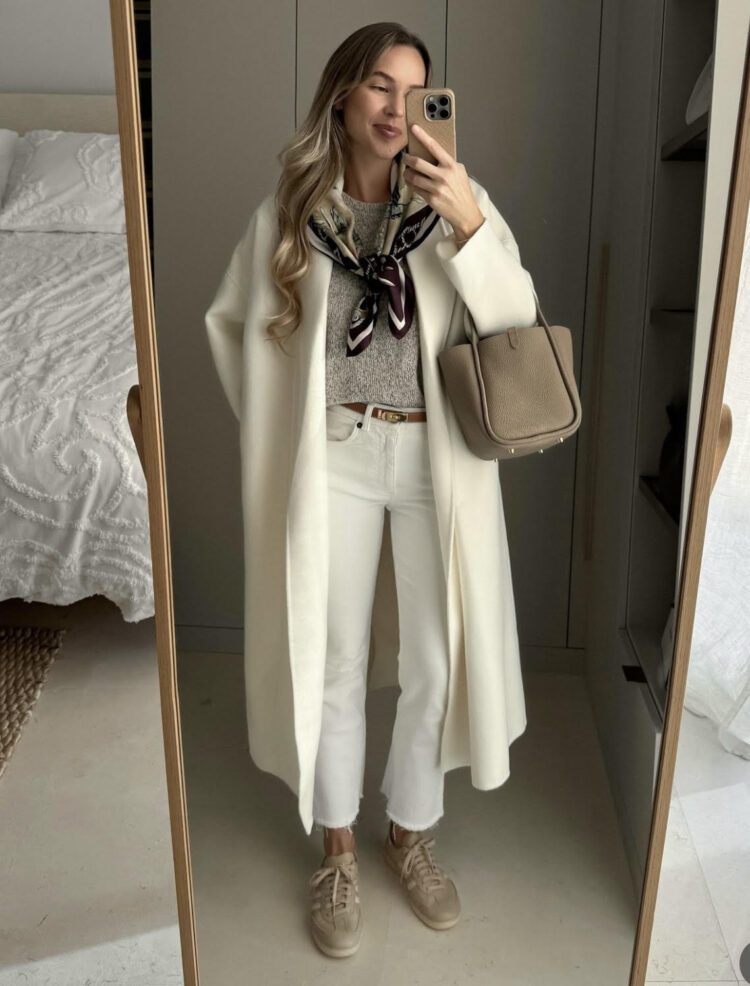 quiet luxury fall outfit