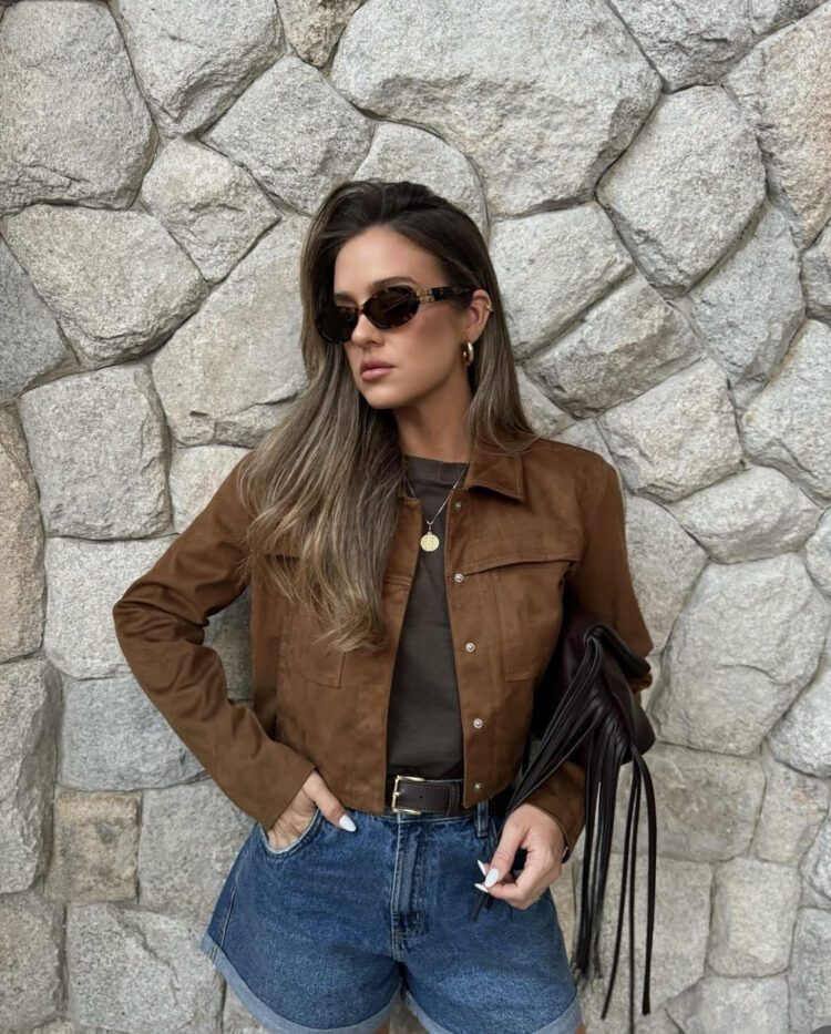 suede jacket outfit