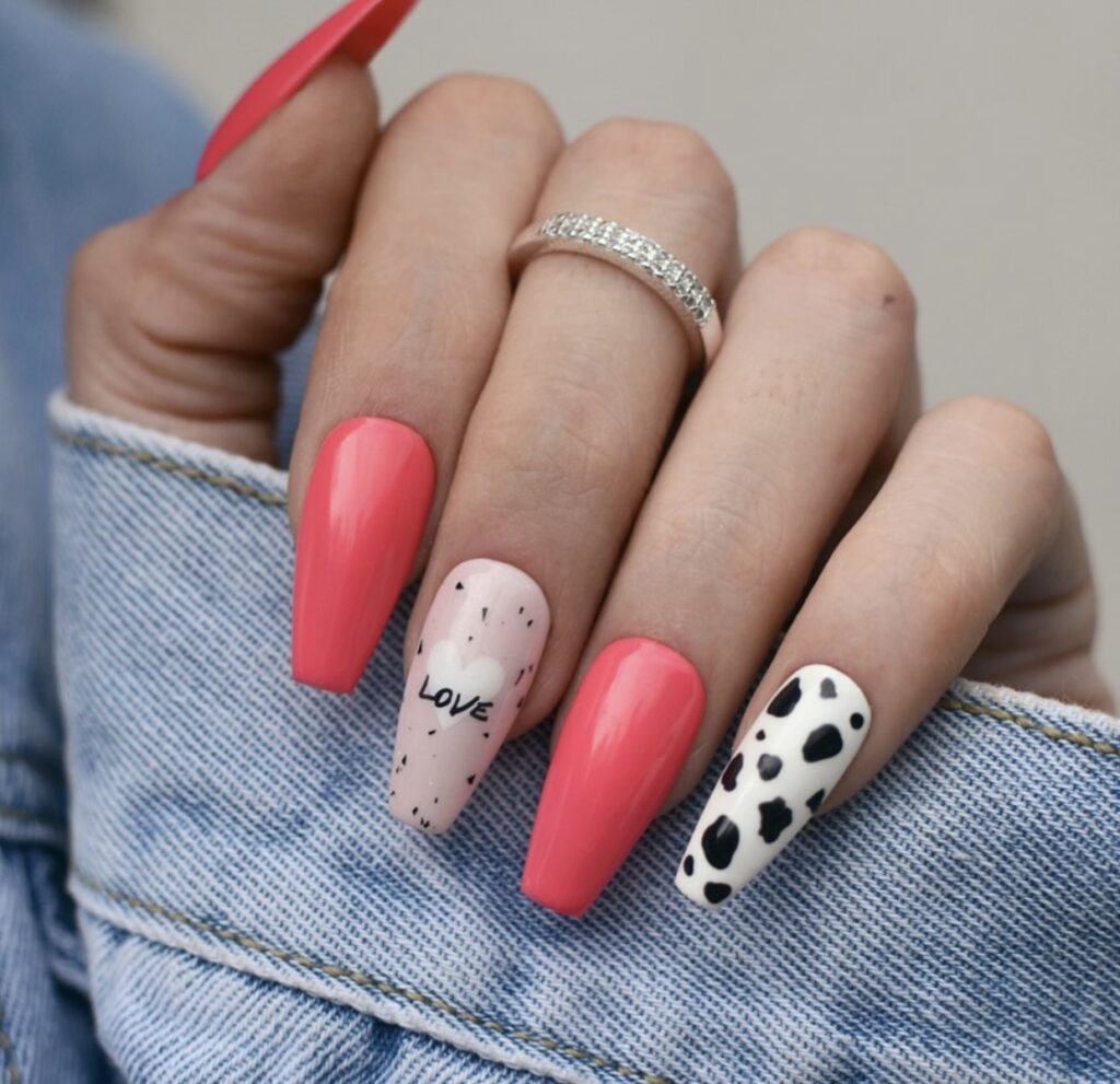valentine's day nail idea