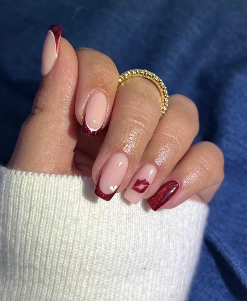 valentines nail ideas 