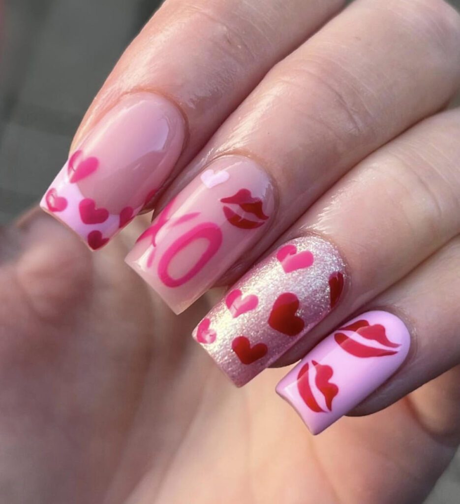 valentines nail ideas