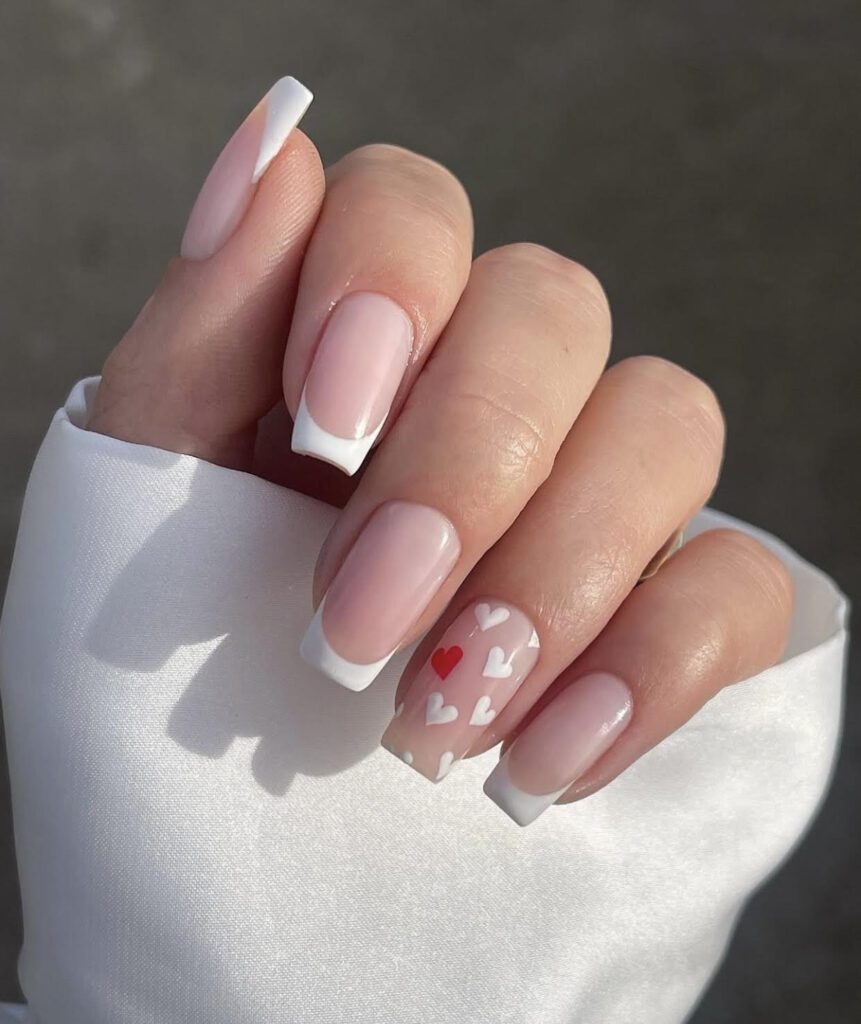 french tips for Valentine's day