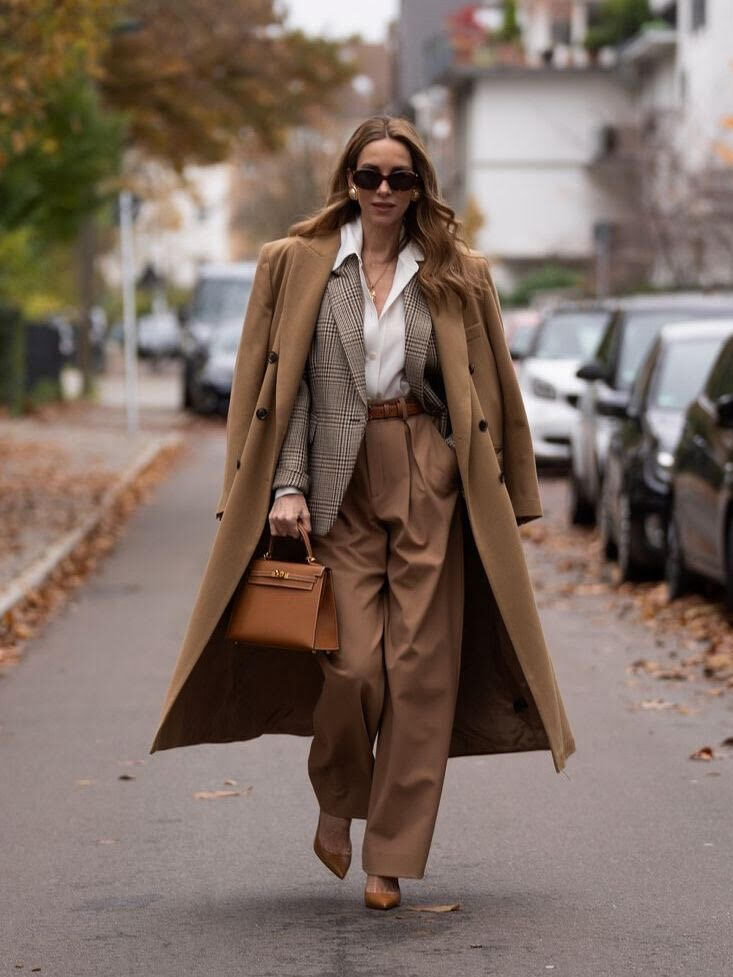 old money outfit formulas, checked blazer