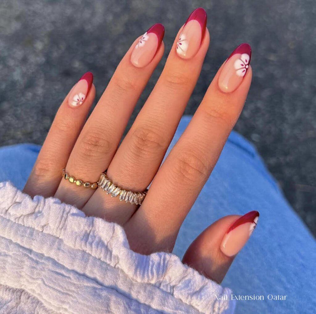  cherry red nail designs ideas