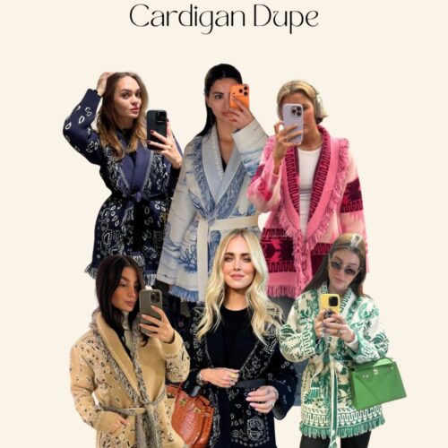 alanui cardigan dupe,