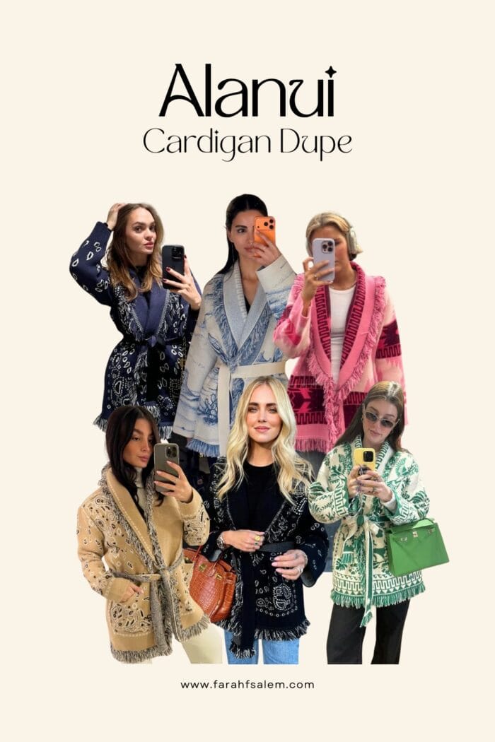 The Best Alanui Cardigan Dupes (Stylish & Affordable)