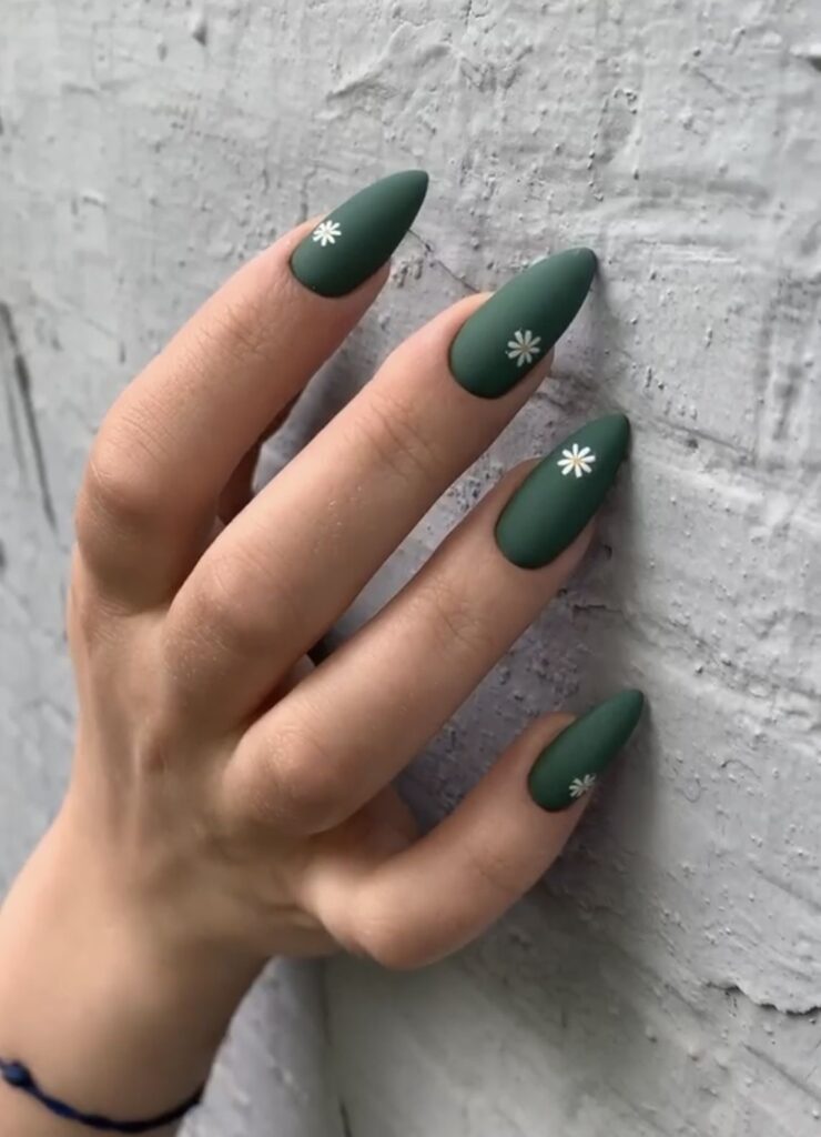 matte freen nails